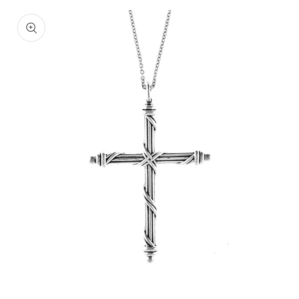 Peter Thomas Roth Silver Cross Necklace